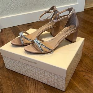 Badgley Mischka jewel bridal shoes